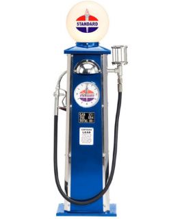 Morgan Cycle Standard Oil Gas Pump Lamp with Clock