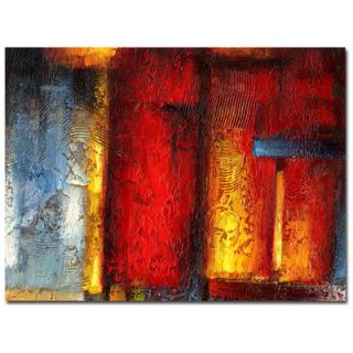 Trademark Fine Art Ice and Fire by Tapia Painting Print on Wrapped