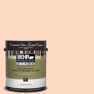 BEHR Premium Plus Ultra 1 gal. #220A 2 Friendship Semi Gloss Enamel Exterior Paint 585001