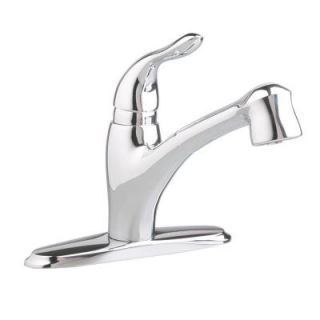 American Standard Lakeland Single Handle Pull Out Sprayer Kitchen Faucet in Polished Chrome 4114.100.002
