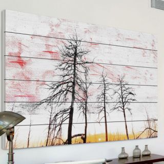 Landscape & Nature Tall and Wispy Painting Print by ParvezTaj