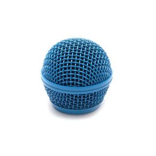 Seismic Audio Replacement Green Steel Mesh Microphone Grill Head   Fits Shure SM58 and Similar   SA M30Grille Green