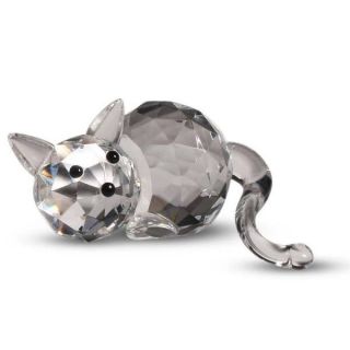 Crystal Florida Crystal Fatty Cat Figurine