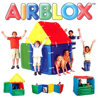 Airblox 20 piece Kids Blow up Playhouse Set   Shopping