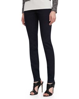 Eileen Fisher Organic Soft Stretch Skinny Jeans, Black Indigo