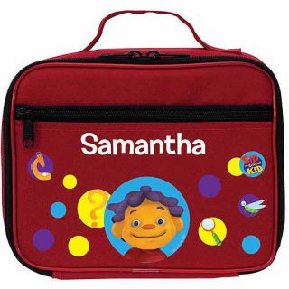 Personalized Sid the Science Kid Ask Questions Red Lunch Bag
