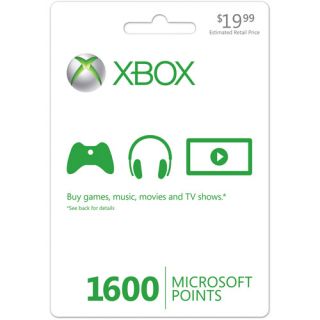 Xbox Live 1600 Points Card (Xbox 360)