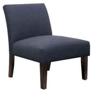 Avington Upholstered Slipper Chair   Heathered Textured Slate