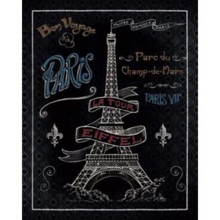 Travel to Paris I Poster Print by Daphne Brissonnet (16 x 20)
