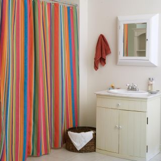 Le Jardin Stripe Shower Curtain   Shower Curtains