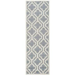 Safavieh Cambridge Silver/Ivory 2 ft. 6 in. x 10 ft. Runner CAM132D 210