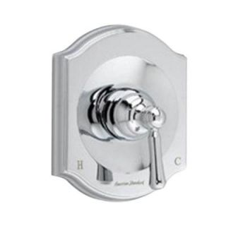 American Standard Portsmouth 1 Handle Bath/Shower Valve Only Trim Kit in Polished Chrome with Square Escutcheon (Valve Sold Separately) T415.500.002