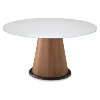 Domitalia Palio 152 Dining Table in White and Walnut