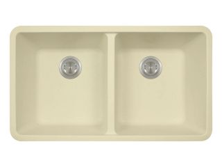 MR Direct 802 TruGranite Double Equal Bowl Kitchen Sink