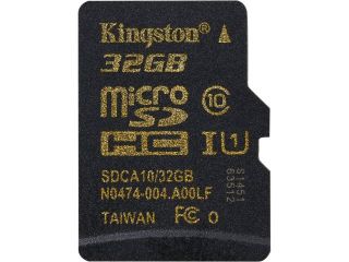 Kingston 16GB microSDHC Flash Card Model SDCA10/16GBSP