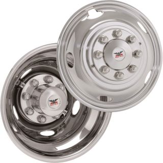 Phoenix USA Stainless Steel Wheel Liners — 2003-Current Dodge 3500 Trucks, 17In. Wheels, Model# SLD1703  Wheel Covers   Liners