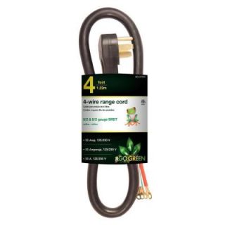 Power By Go Green 4 ft. 6/1 4 Wire Range Cord GG 27204