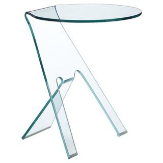 Zuo Journey End Table   Clear