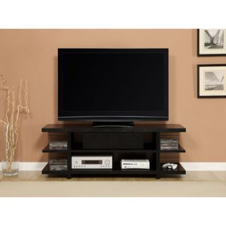 Altra 60 inch Black Ash TV Stand with Reversible Back Panel