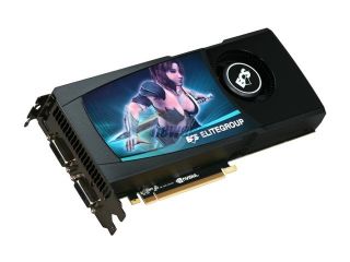 ECS GeForce GTX 470 (Fermi) DirectX 11 NGTX470 1280IP F 1280MB 320 Bit GDDR5 PCI Express 2.0 x16 HDCP Ready SLI Support Video Card