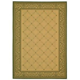 Safavieh Courtyard Natural/Olive 6 ft. 7 in. x 9 ft. 6 in. Indoor/Outdoor Area Rug CY1502 1E01 6