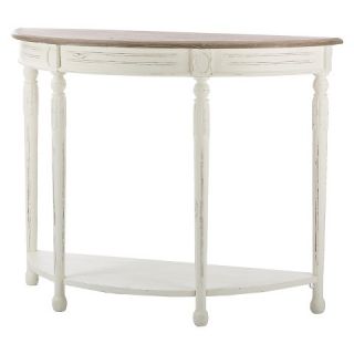 Vologne Traditional Wood French Console Table   White   Baxton Studio