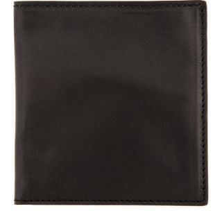 Ann Demeulemeester Black Leather Bifold Wallet