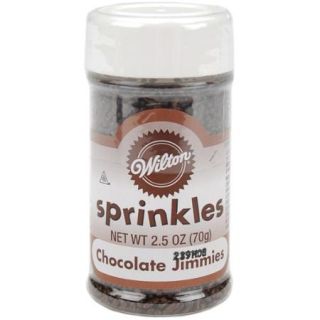 Wilton Sprinkles, Chocolate Jimmies 2.5 oz. 710 774
