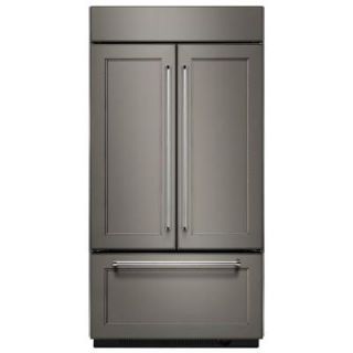KitchenAid 20.8 cu. ft. Built In French Door Refrigerator in Panel Ready KBFN406EPA