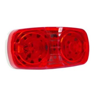 Blazer International 4 in. LED Double Bullseye Clearance and Side Marker Light, Red C539R
