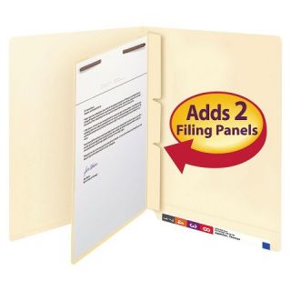 Smead® Self Adhesive End/Top Tab Letter Folder Dividers with Two
