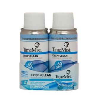TimeMist 3 oz. Crisp and Clean Automatic Air Freshener Spray Refill (6 Pack) TMFB32PK