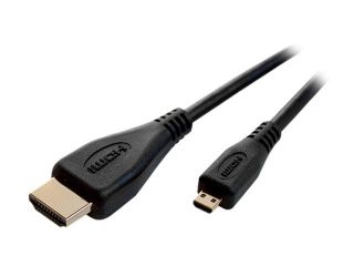 Comprehensive HD AD6EST 6 ft. Black Connector Type 1: HDMI Male  Connector Type 2: HDMI Micro D Male HDMI® Type A to Micro D Cable M M