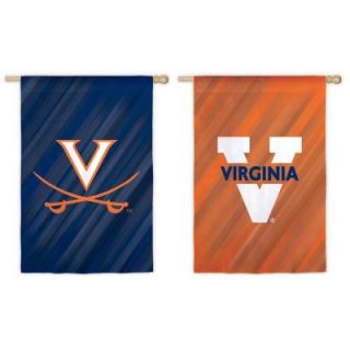 Fan Essentials NCAA 28 in. x 44 in. University of Virginia Suede House Flag ZHD13S901