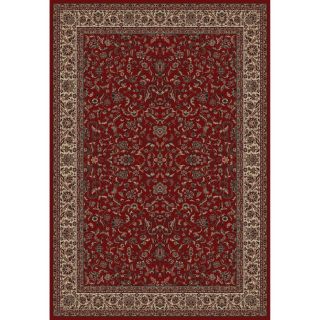 Concord Global Dynasty Red Rectangular Indoor Woven Oriental Area Rug (Common 9 x 13; Actual 111 in W x 154 in L x 9.25 ft Dia)