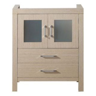 Virtu USA Dior 28 in. Vanity Cabinet Only in Light Oak DISCONTINUED KS 70028 CAB LO