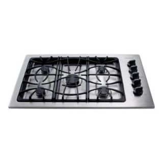 Frigidaire 36 in. Gas Cooktop in Stainless Steel with 5 Burners FFGC3625LS