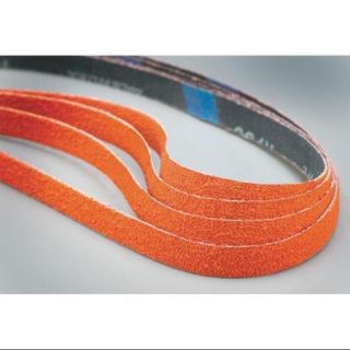 NORTON Sanding Belt, 20 1/2" Length, 3/4" Width, Ceramic, 60 Grit, Medium, Coated, R980P Blaze, EA1 69957398031