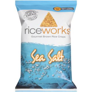 Riceworks Sea Salt Gourmet Brown Rice Crisps, 5.5 oz