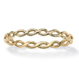Twist Braid Ring in 10k Gold   Size 9