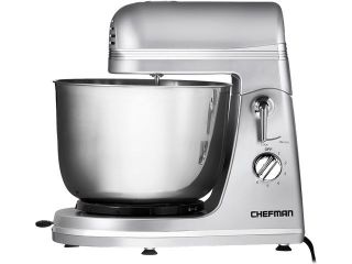 Chefman RJ32 SILVER Legacy Series Power Stand Mixer, Silver Silver