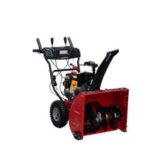 PowerSmart 24 in. 208cc 2 Stage Gas Snow Blower with Headlight DB7103