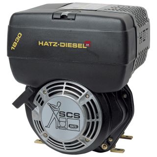 Hatz Diesel Engine with Electric Start — 4.6 HP, 3/4in. x 2 7/16in. Shaft, Model# 1B20X-9902  Diesel Engines