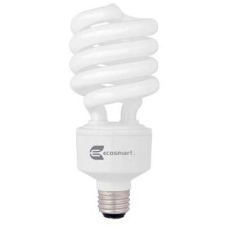 EcoSmart 150W Equivalent Soft White  Spiral CFL Light Bulb (2 Pack) ES59032YOW