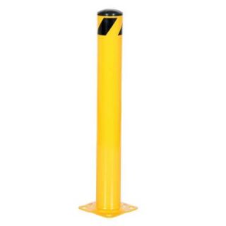 Vestil 36 in X 4.5 in. Yellow Steel Pipe Safety Bollard BOL 36 4.5