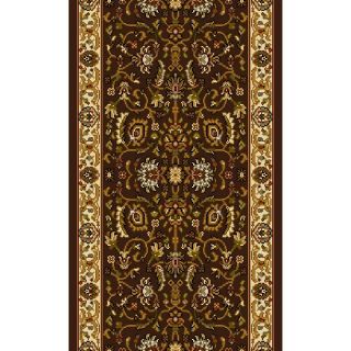Home Dynamix Brussels Brown and Ivory Rectangular Indoor Woven Runner (Common 2 x 36; Actual 27 in W x 432 in L)