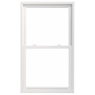 ThermaStar by Pella Vinyl Double Pane Annealed Double Hung Window (Rough Opening 32 in x 54 in Actual 31.5 in x 53.5 in)