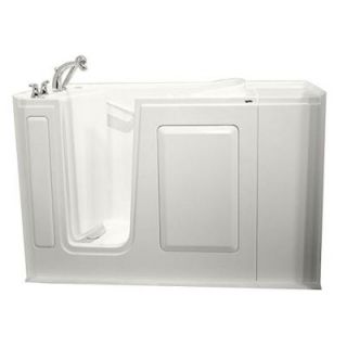 Safety Tubs Value Series 48 in. x 28 in. Walk In Whirlpool and Air Bath Tub in White SSA4828LD WH