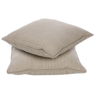 Clara 18 inch Indoor/ Outdoor Throw Pillows with Sunbrella Fabric (Set
