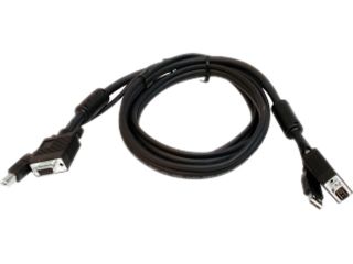 ConnectPRO 6 ft. 2IN1 VGA/USB M/M with USB A/B 2IN1 KVM Cable SPU 06